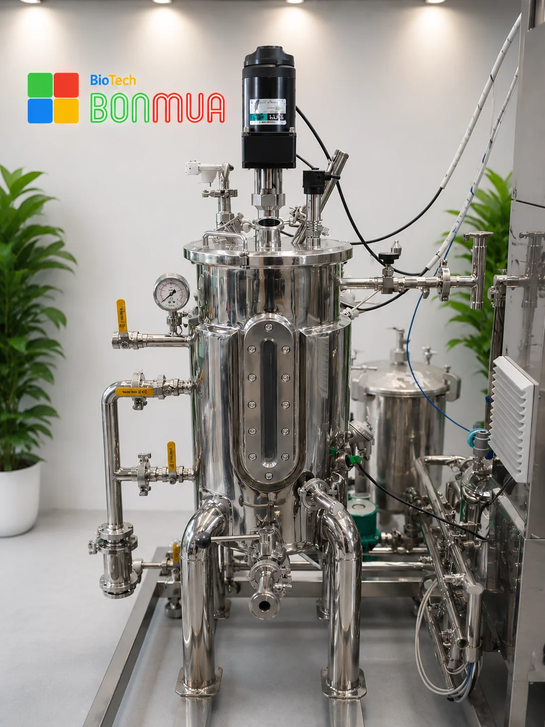 Hệ thống lên men vi sinh 25L - Fermentor 25 liters