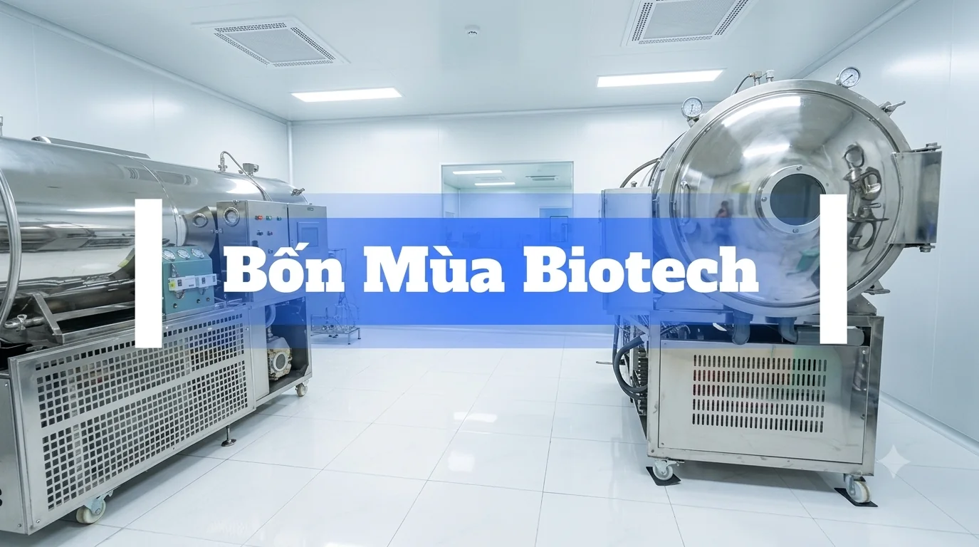Bốn Mùa Biotech đầu tư phòng sạch hiện đại phục vụ nghiên cứu và trải nghiệm thiết bị
