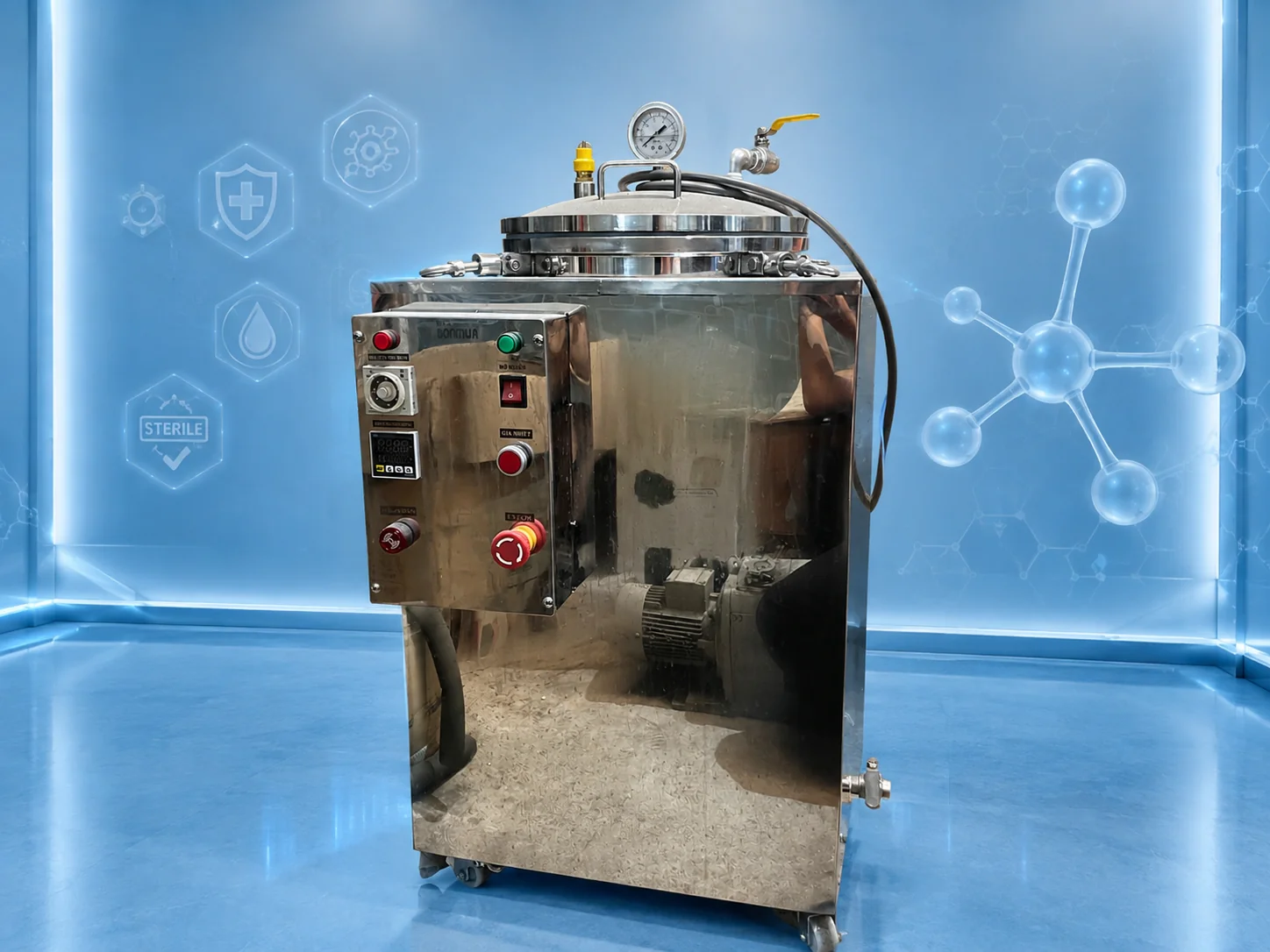 Nồi hấp tiệt trùng 50L Bốn Mùa Biotech