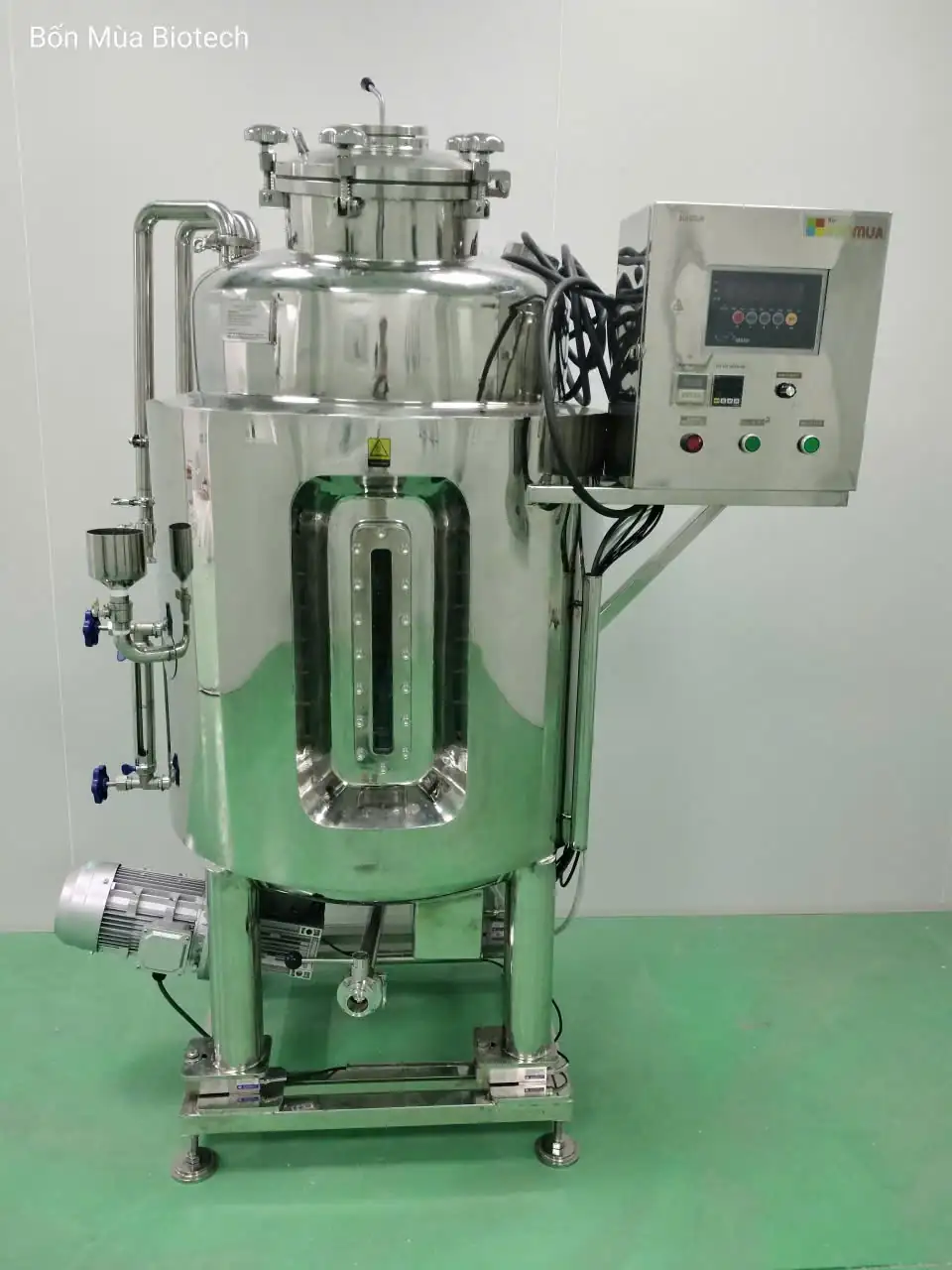 Nồi Khuấy Từ Bốn Mùa Biotech - Bồn Khuấy Inox Vô Trùng Cao Cấp